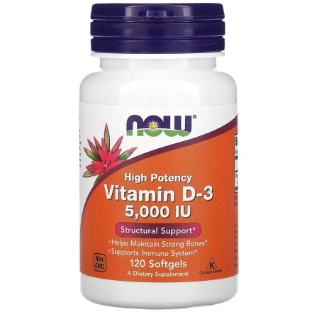 VITAMIN D3-5000 IU 120 caps